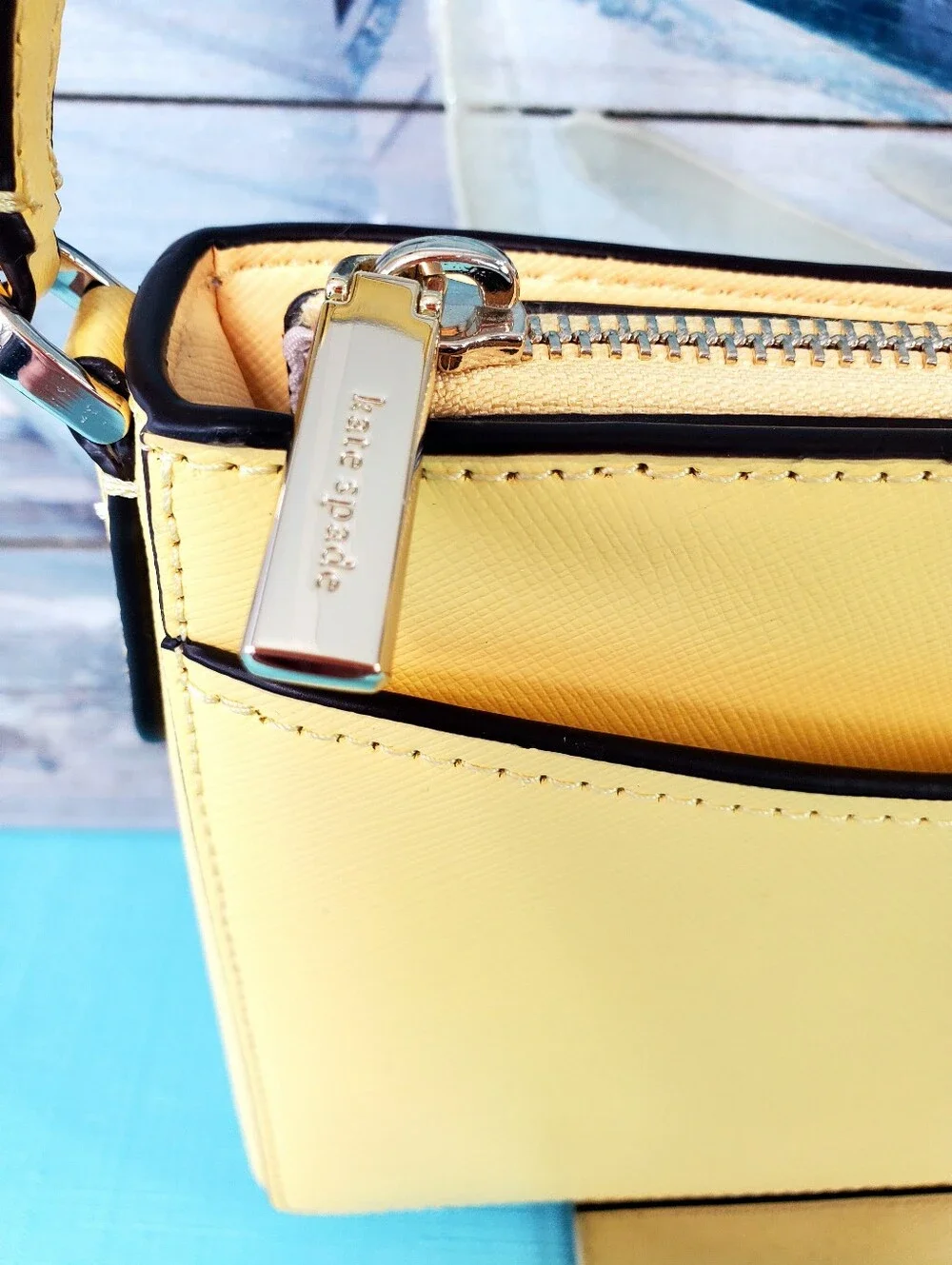 KATE SPADE Canary Yellow Medium Convertible Crossbody Bag